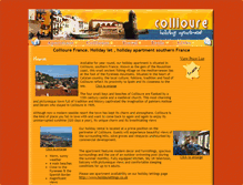 Tablet Screenshot of collioure.co.uk